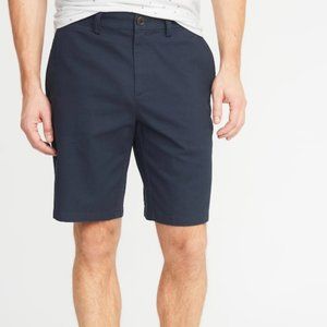 Mens 30 waist size OLD NAVY Ultimate Slim Flex Khaki Shorts Panther NWT